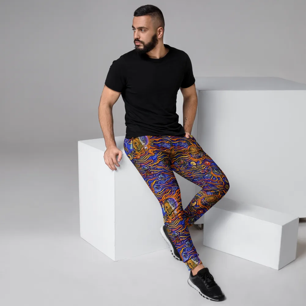 Mantegna Swirl on Men's Joggers — Right