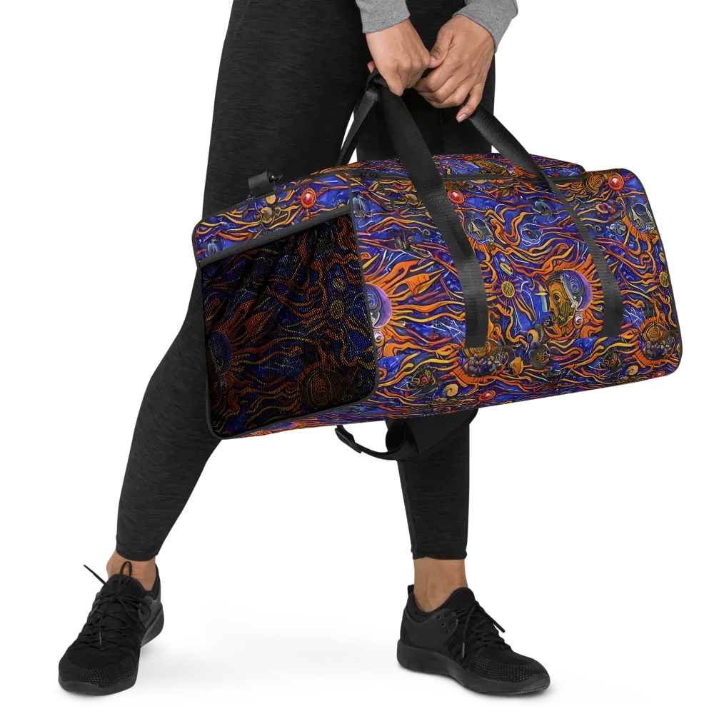 Mantegna Swirl on Duffle Bag — Right Front