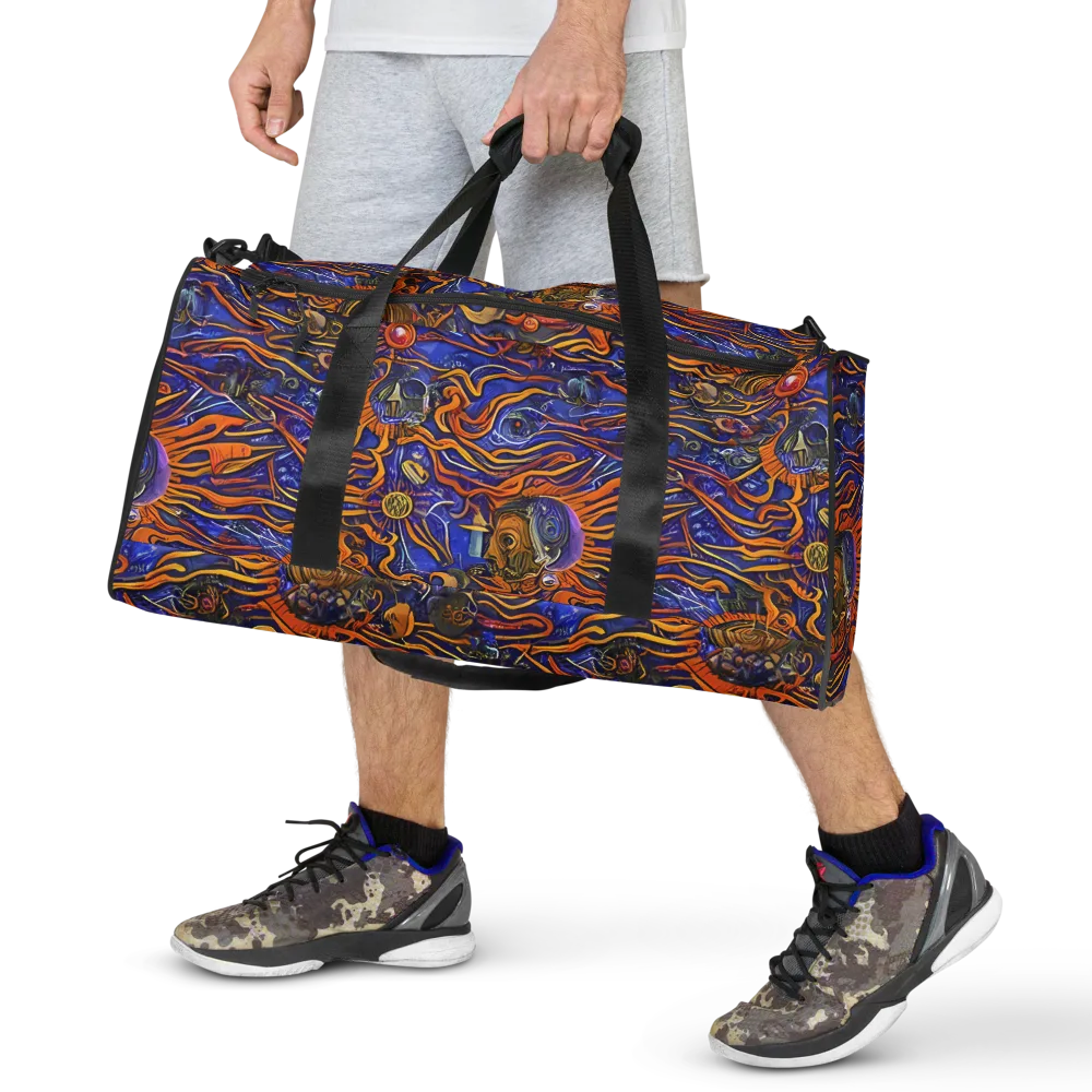 Mantegna Swirl on Duffle Bag — Front