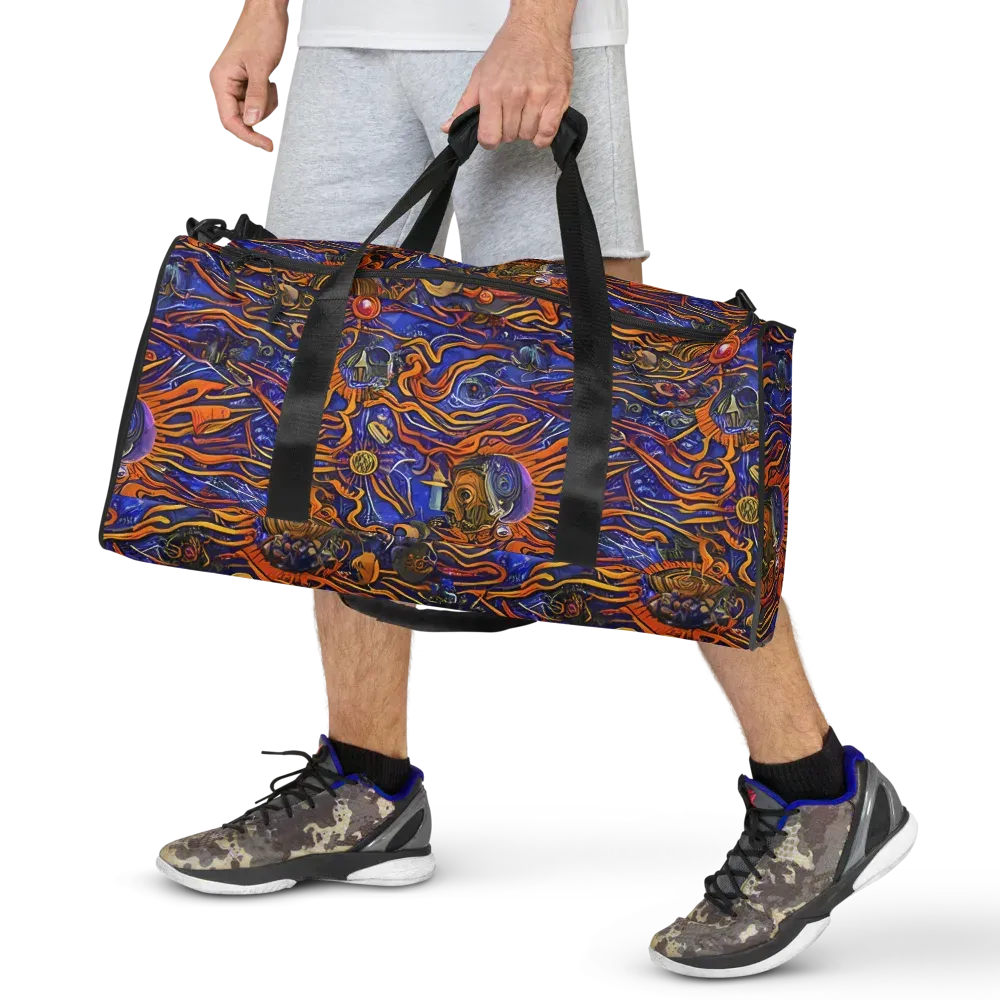 Mantegna Swirl on Duffle Bag — Front