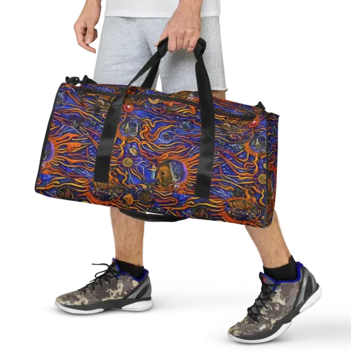 Mantegna Swirl on a Duffle Bag