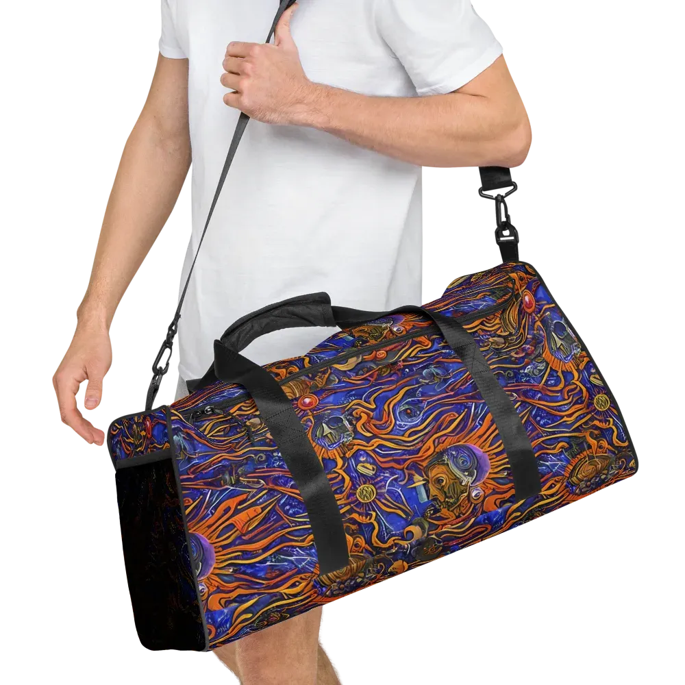 Mantegna Swirl on Duffle Bag — Right Front