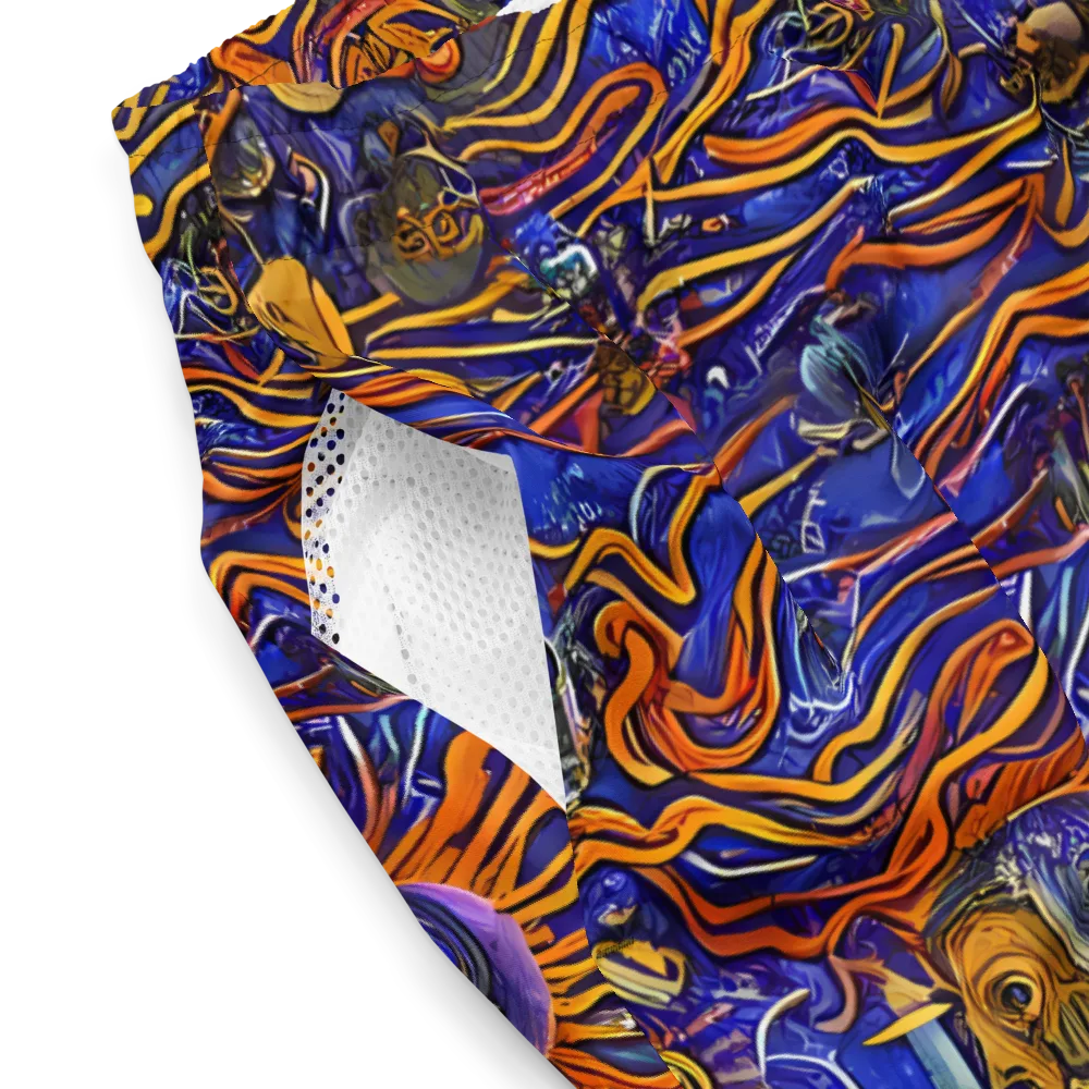 Mantegna Swirl on Swim Trunks — Product details 2