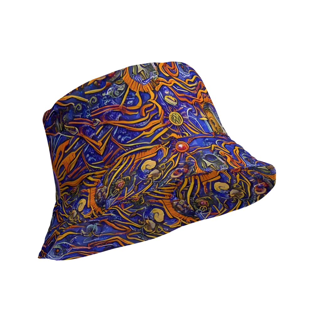 Mantegna Swirl on Reversible Bucket Hat — Product details Outside