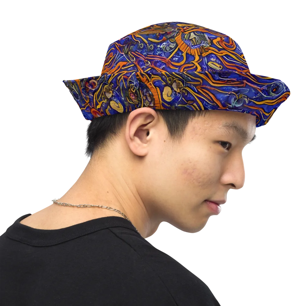 Mantegna Swirl on Reversible Bucket Hat — Right Outside