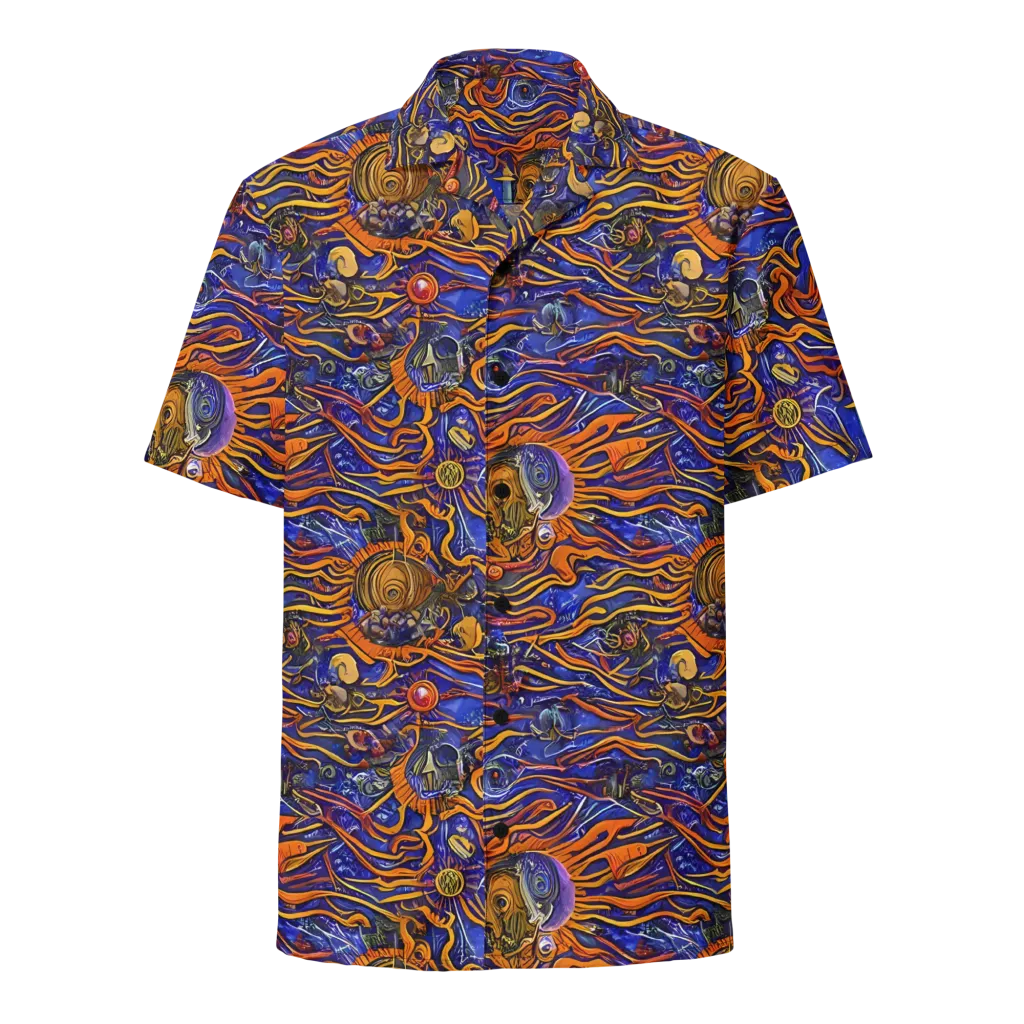 Mantegna Swirl on Button Shirt — Front