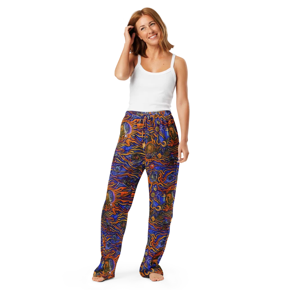 Mantegna Swirl on Women's Pajama Pants — Front