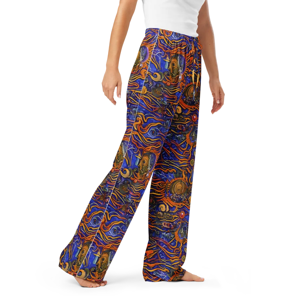 Mantegna Swirl on Women's Pajama Pants — Right Front