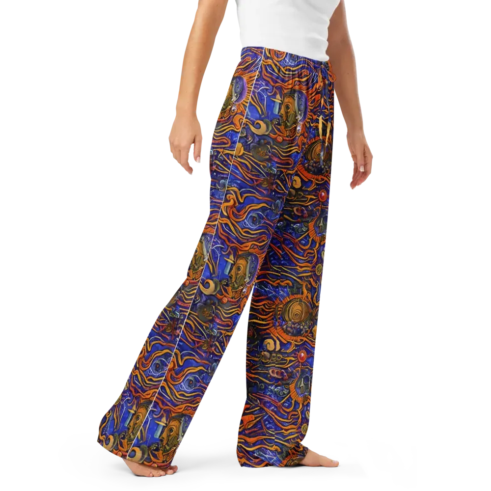 Mantegna Swirl on Women's Pajama Pants — Right Front