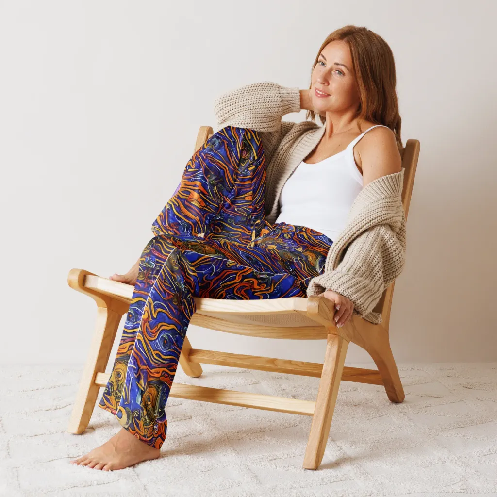 Mantegna Swirl on Women's Pajama Pants — Front