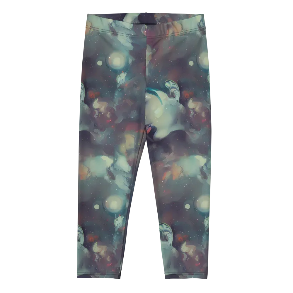 Vortex Veins on Capri Leggings — Front
