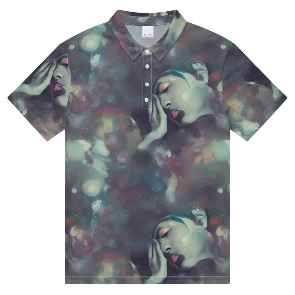 Vortex Veins on Men's Slim Fit Polo Shirt — Front