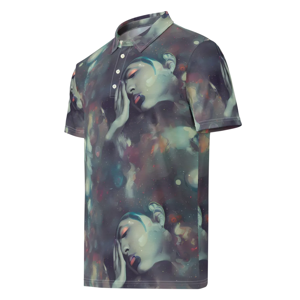Vortex Veins on Men's Slim Fit Polo Shirt — Left Front