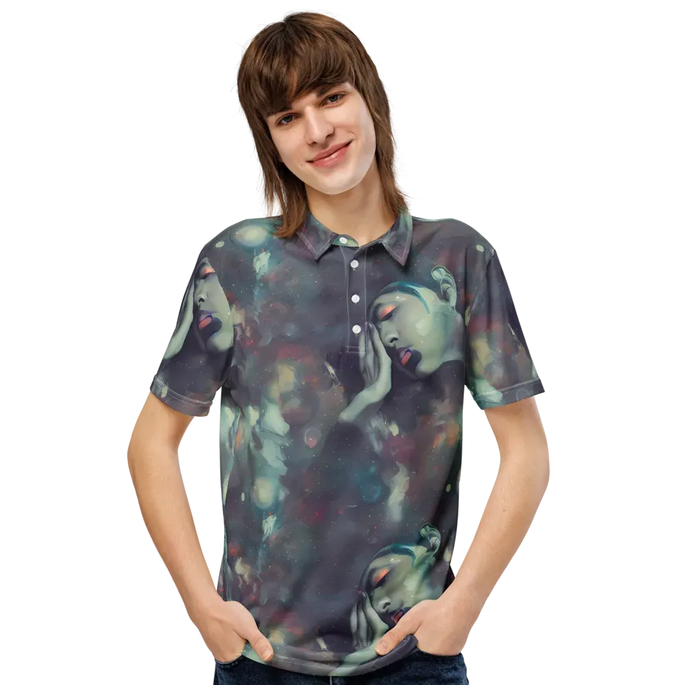 Vortex Veins on Men's Slim Fit Polo Shirt — Front
