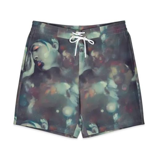Vortex Veins on a Men's Board Shorts