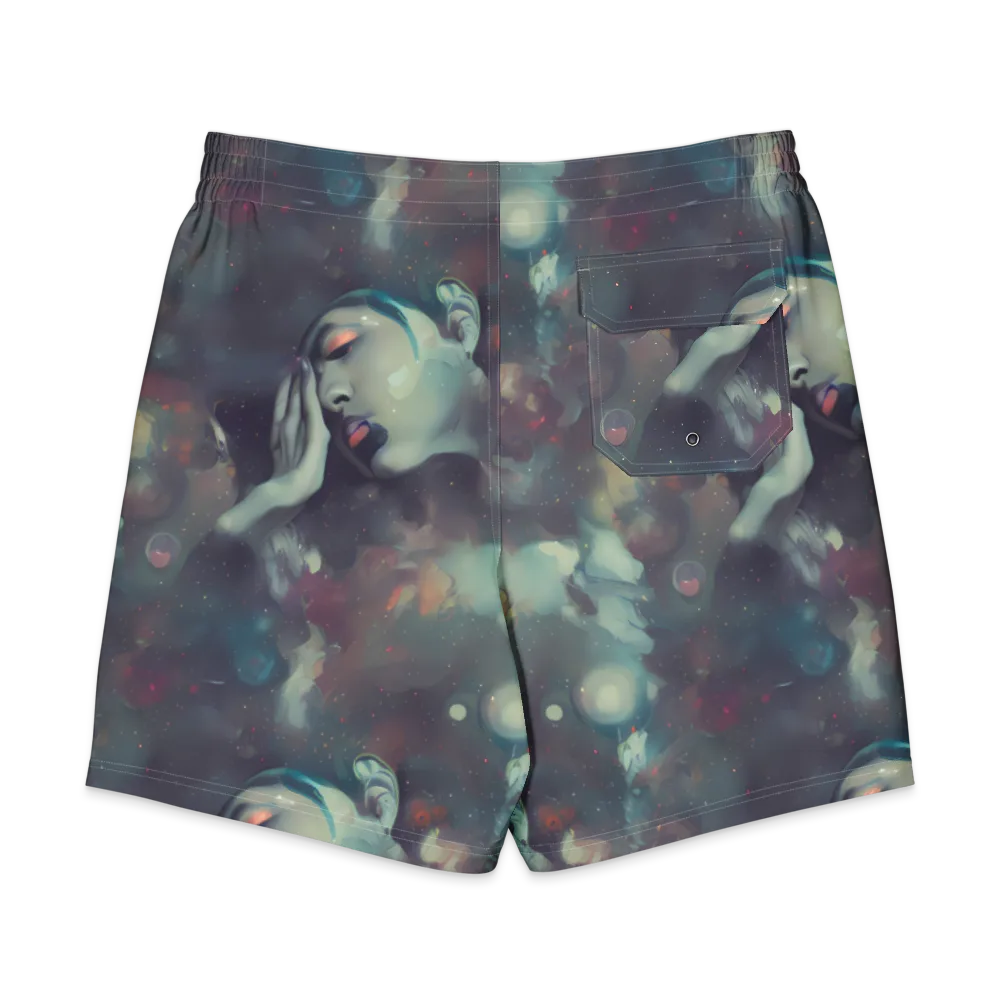 Vortex Veins on Men's Board Shorts — Back