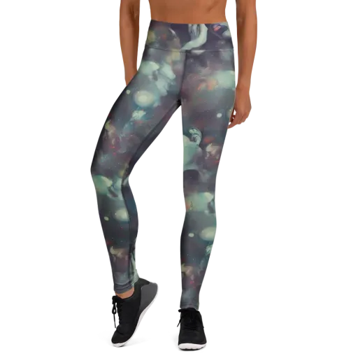 Vortex Veins on a Yoga Leggings