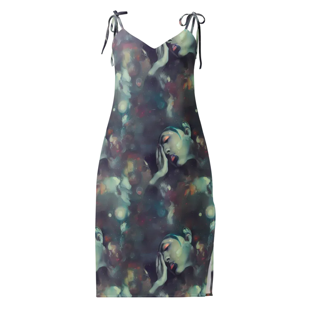 Vortex Veins on Slip Dress — Front
