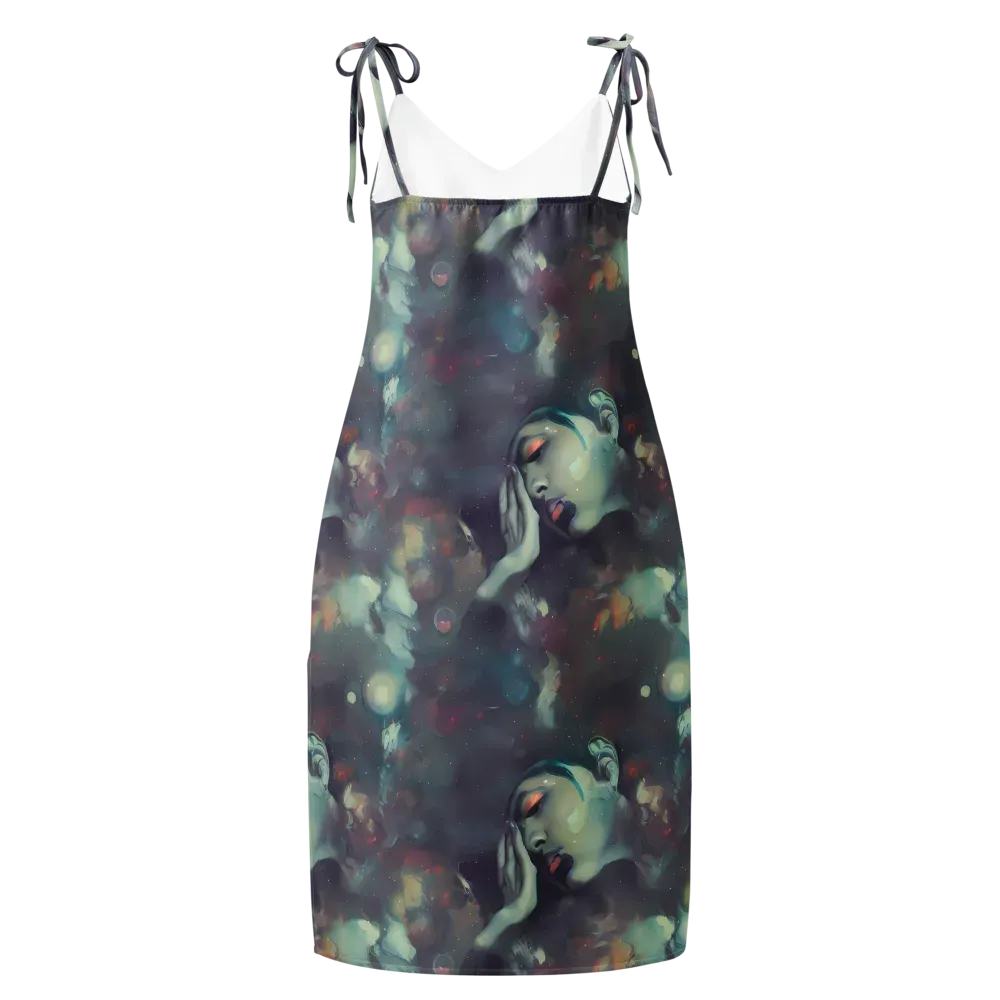 Vortex Veins on Slip Dress — Back
