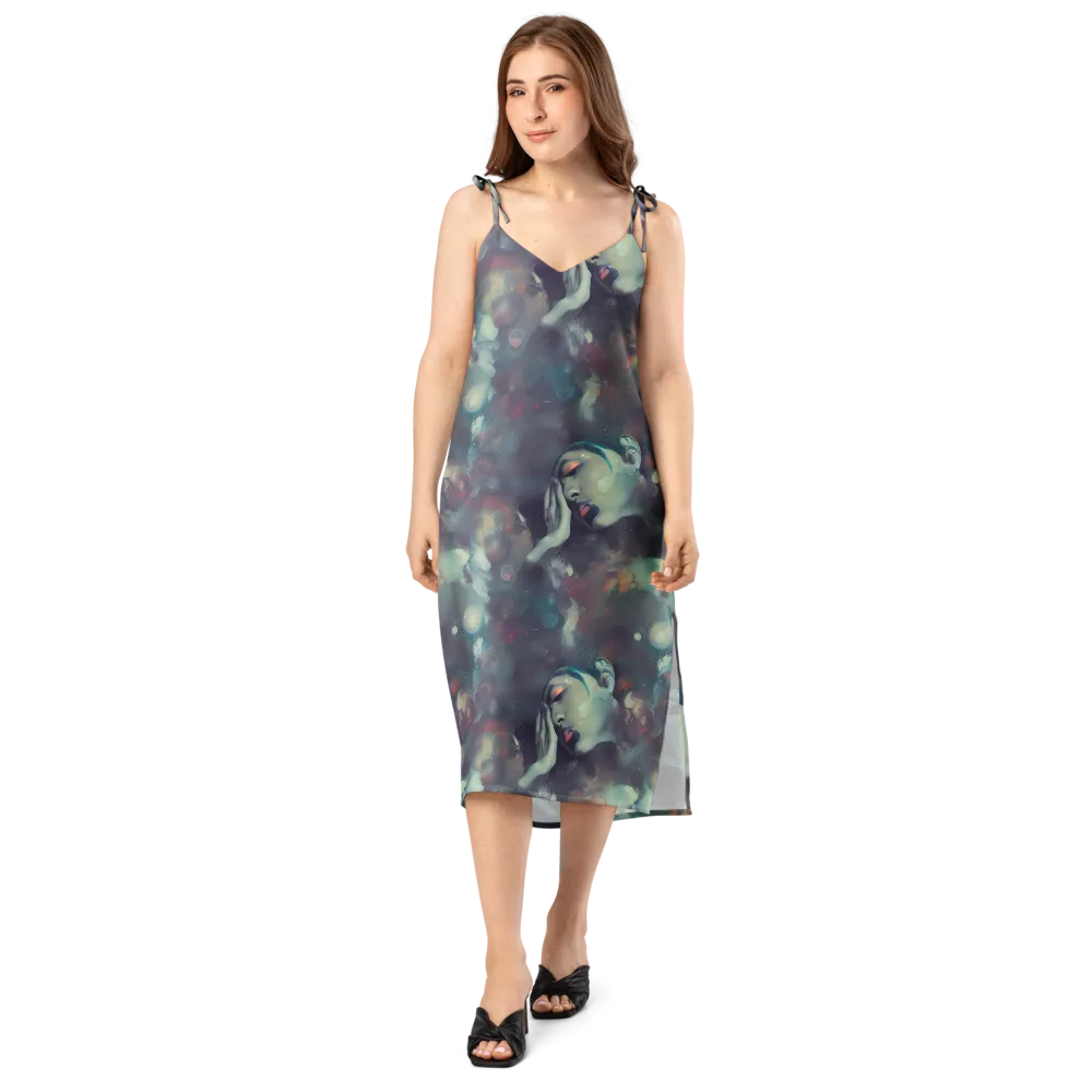 Vortex Veins on Slip Dress — Front