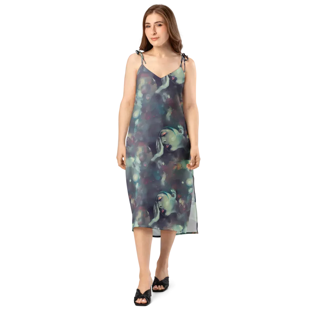Vortex Veins on Slip Dress — Front