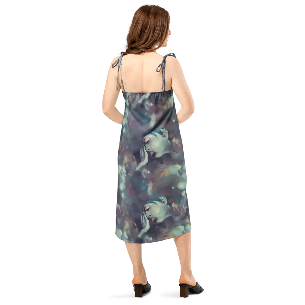 Vortex Veins on Slip Dress — Back