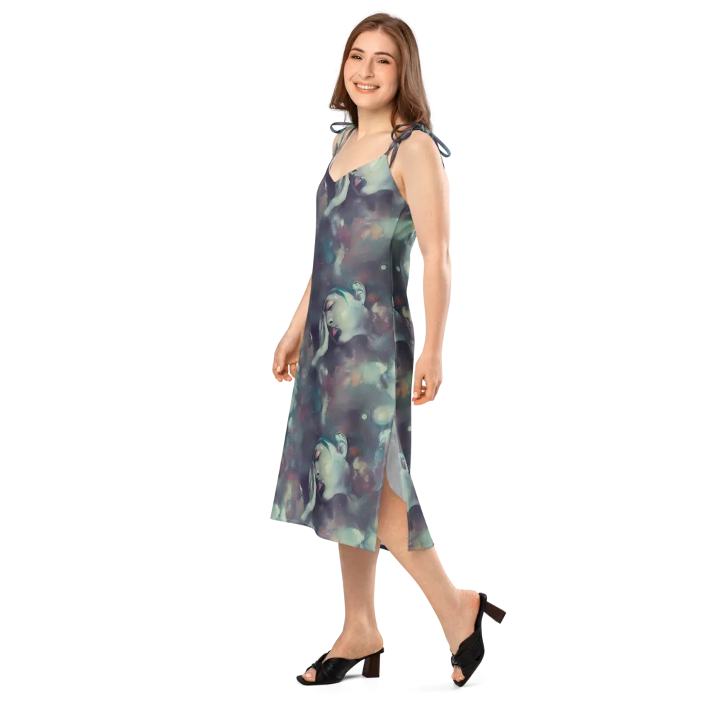 Vortex Veins on Slip Dress — Left Front