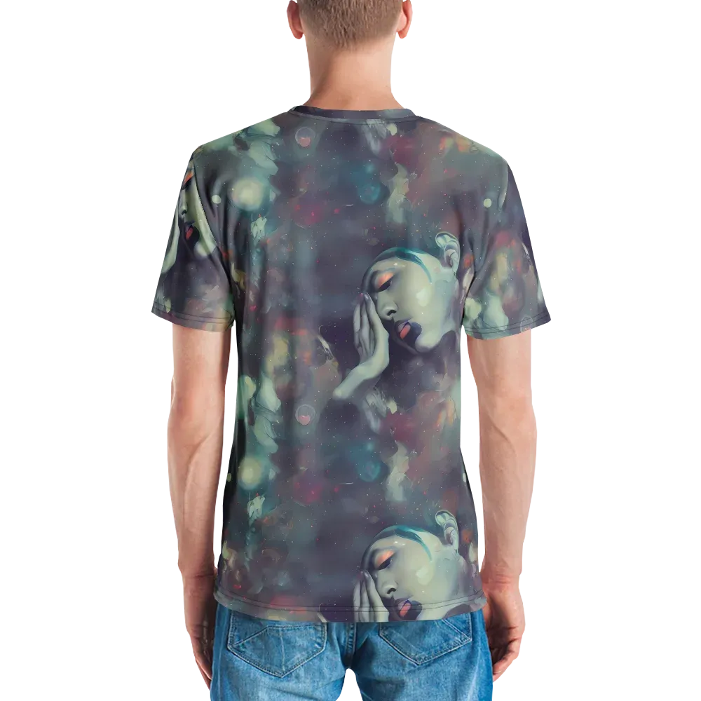 Vortex Veins on Men's Crew Neck T-Shirt — Back