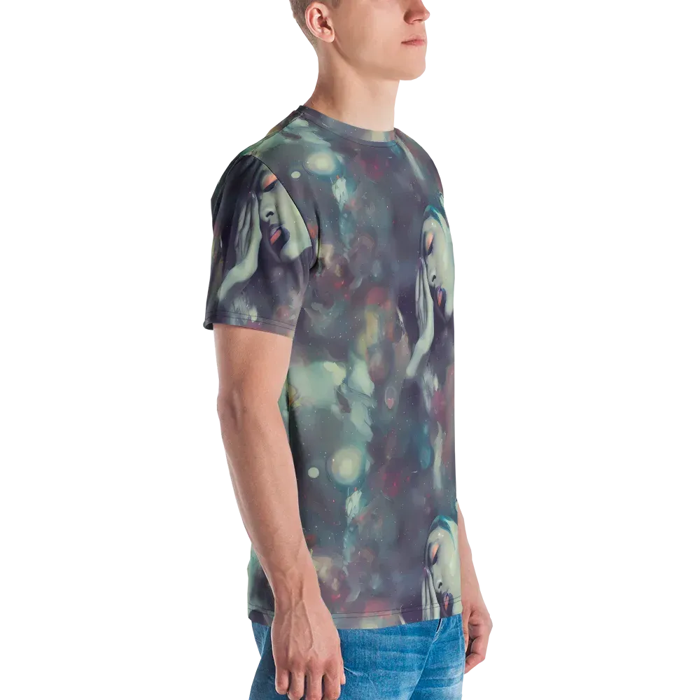 Vortex Veins on Men's Crew Neck T-Shirt — Right