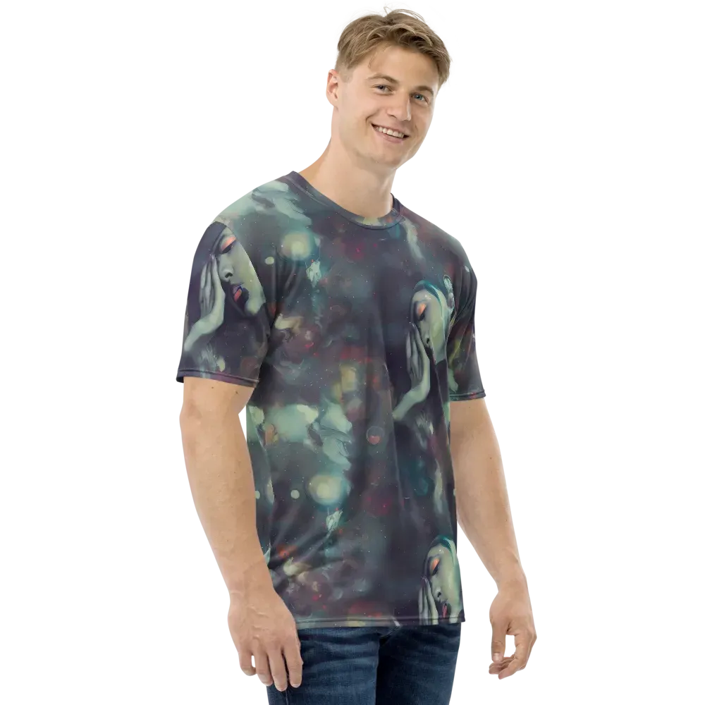Vortex Veins on Men's Crew Neck T-Shirt — Right