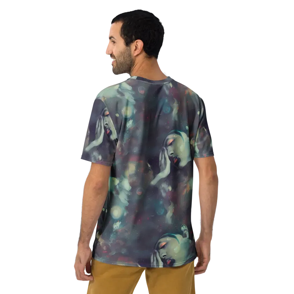 Vortex Veins on Men's Crew Neck T-Shirt — Back