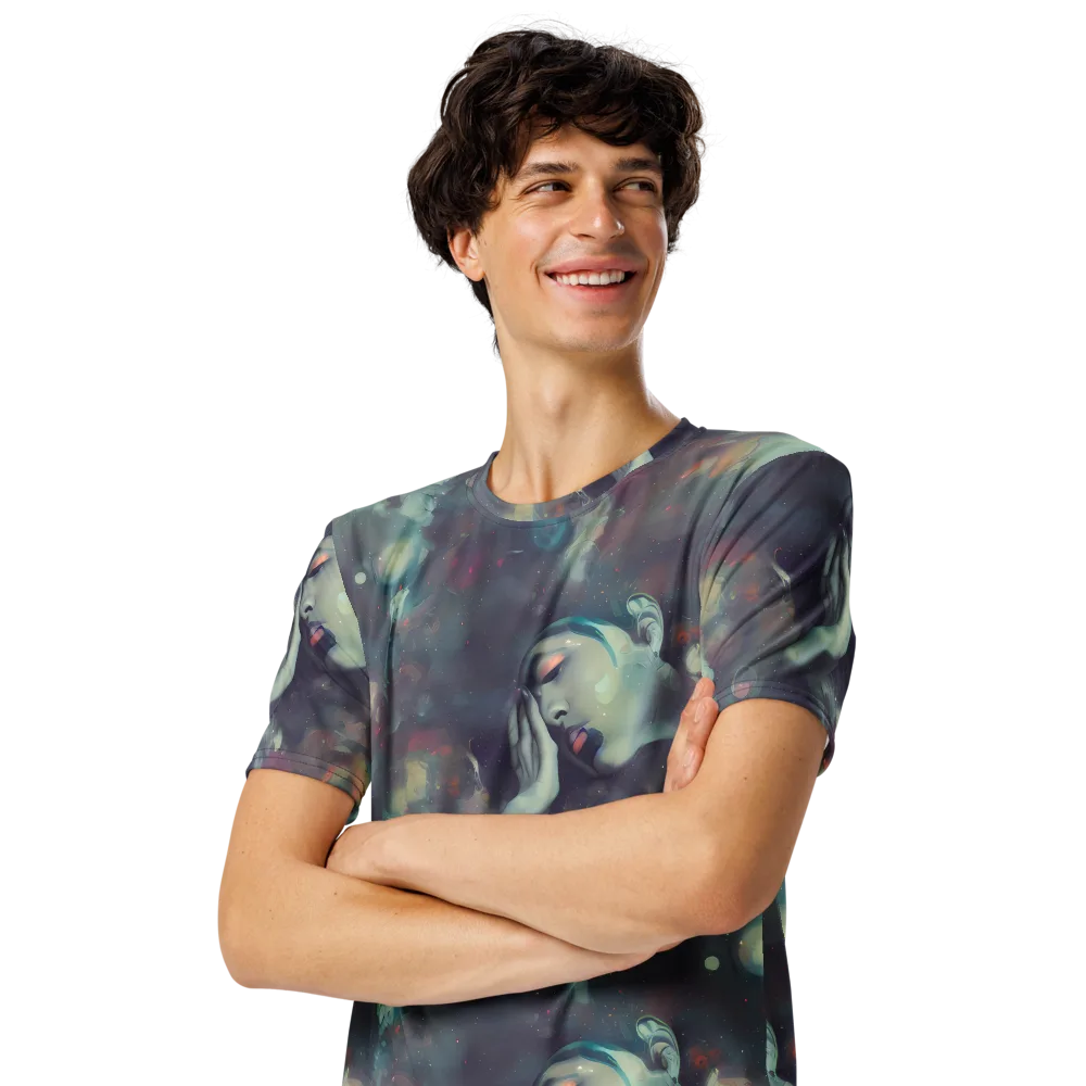 Vortex Veins on Men's Crew Neck T-Shirt — Left Front