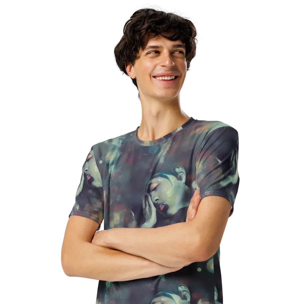 Vortex Veins on Men's Crew Neck T-Shirt — Left Front