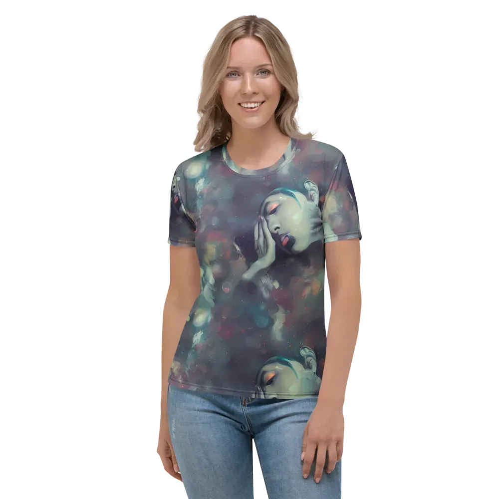 Vortex Veins on Women's Crew Neck T-Shirt — Front