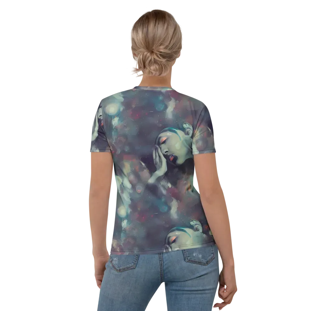Vortex Veins on Women's Crew Neck T-Shirt — Back
