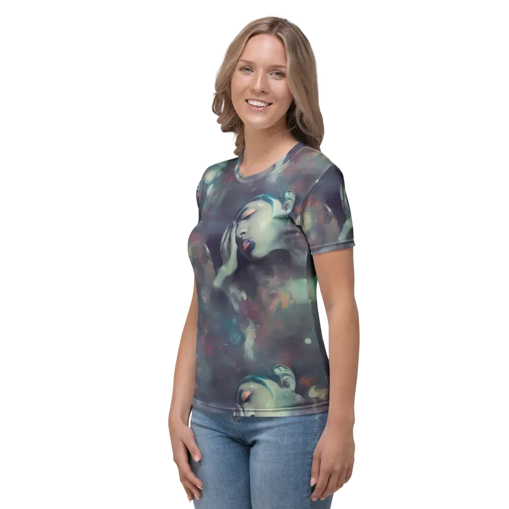 Vortex Veins on Women's Crew Neck T-Shirt — Left