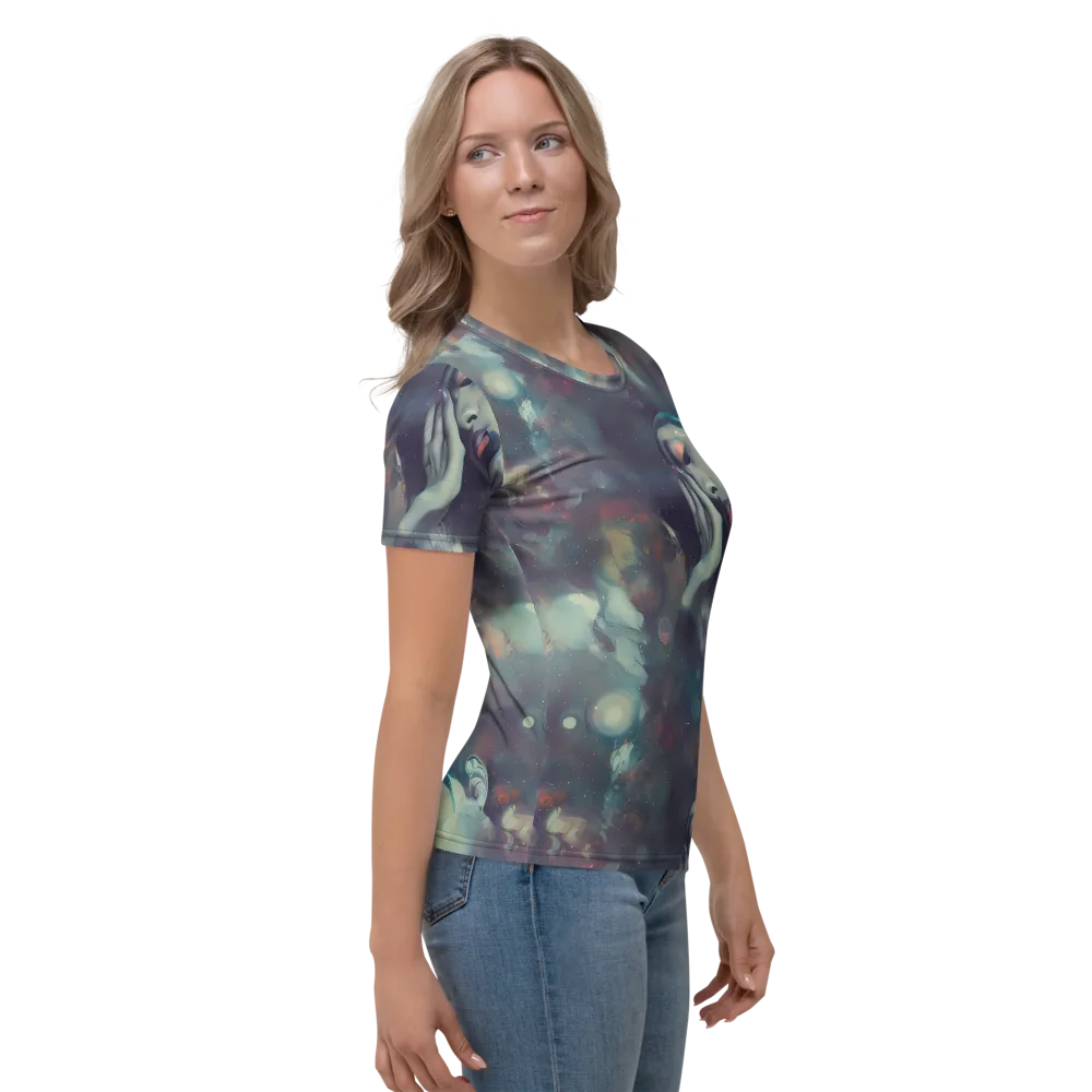 Vortex Veins on Women's Crew Neck T-Shirt — Right