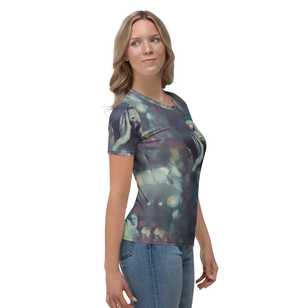 Vortex Veins on Women's Crew Neck T-Shirt — Right