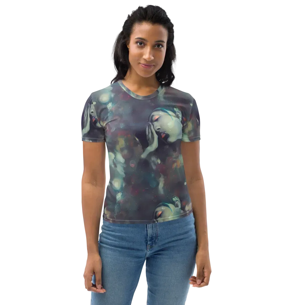 Vortex Veins on Women's Crew Neck T-Shirt — Front