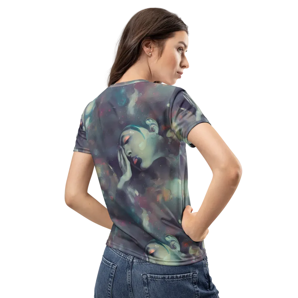 Vortex Veins on Women's Crew Neck T-Shirt — Back