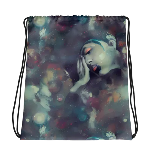 Vortex Veins on a Drawstring Bag