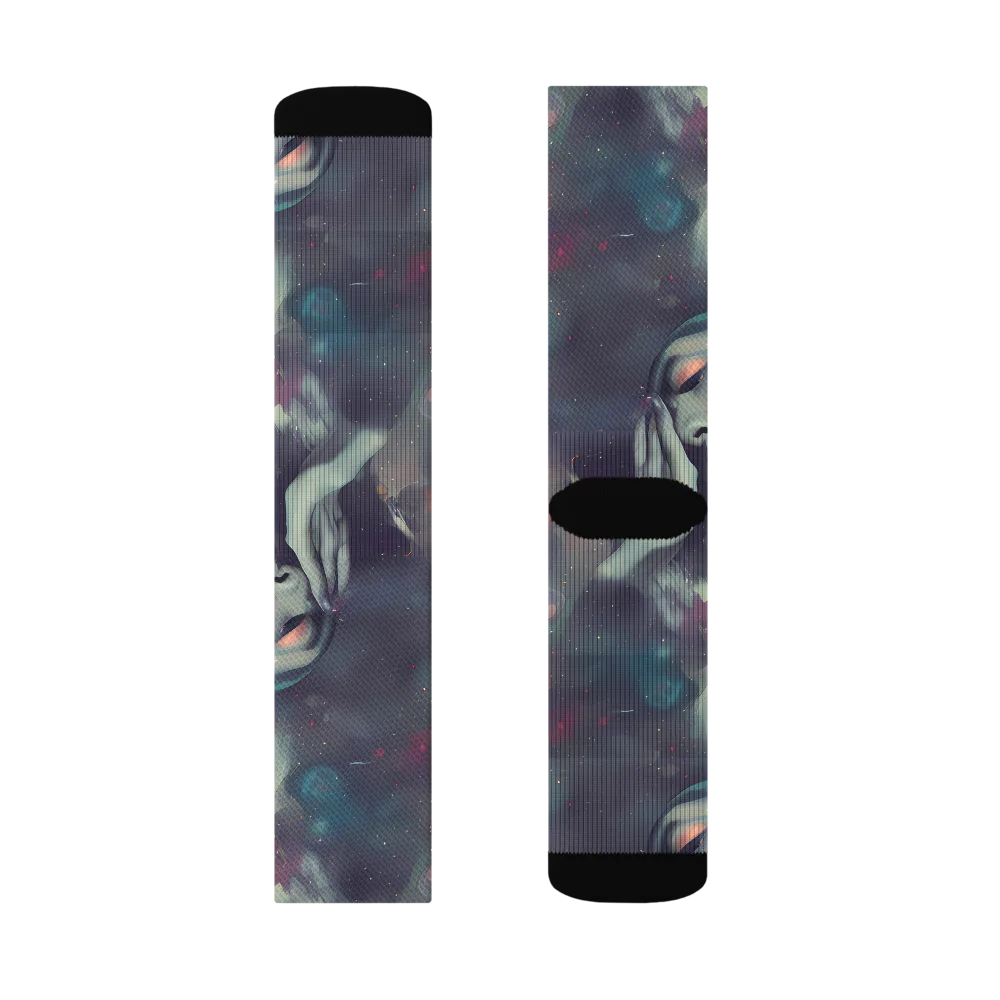 Vortex Veins on Socks — Left Sock
