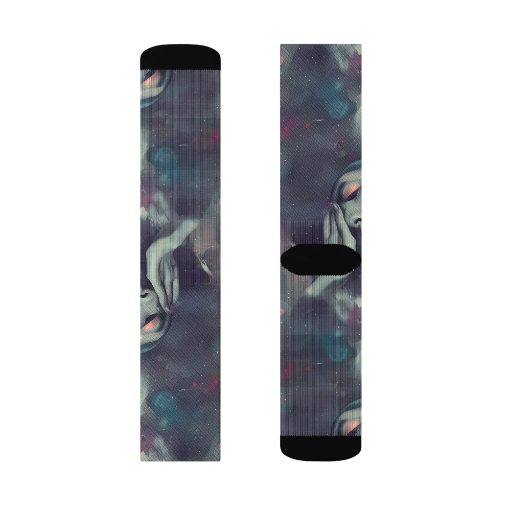 Vortex Veins on Socks — Right Sock