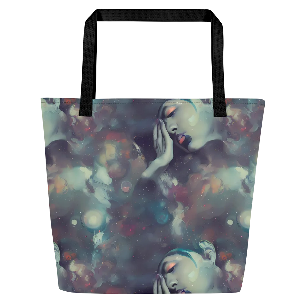 Vortex Veins on Large Tote Bag W/ Pocket — Front