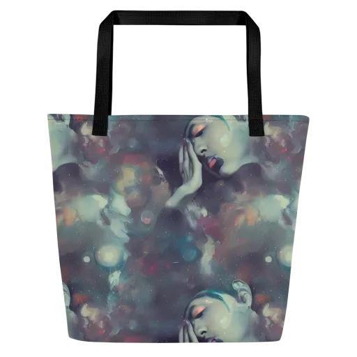 Vortex Veins on a Large Tote Bag W/ Pocket