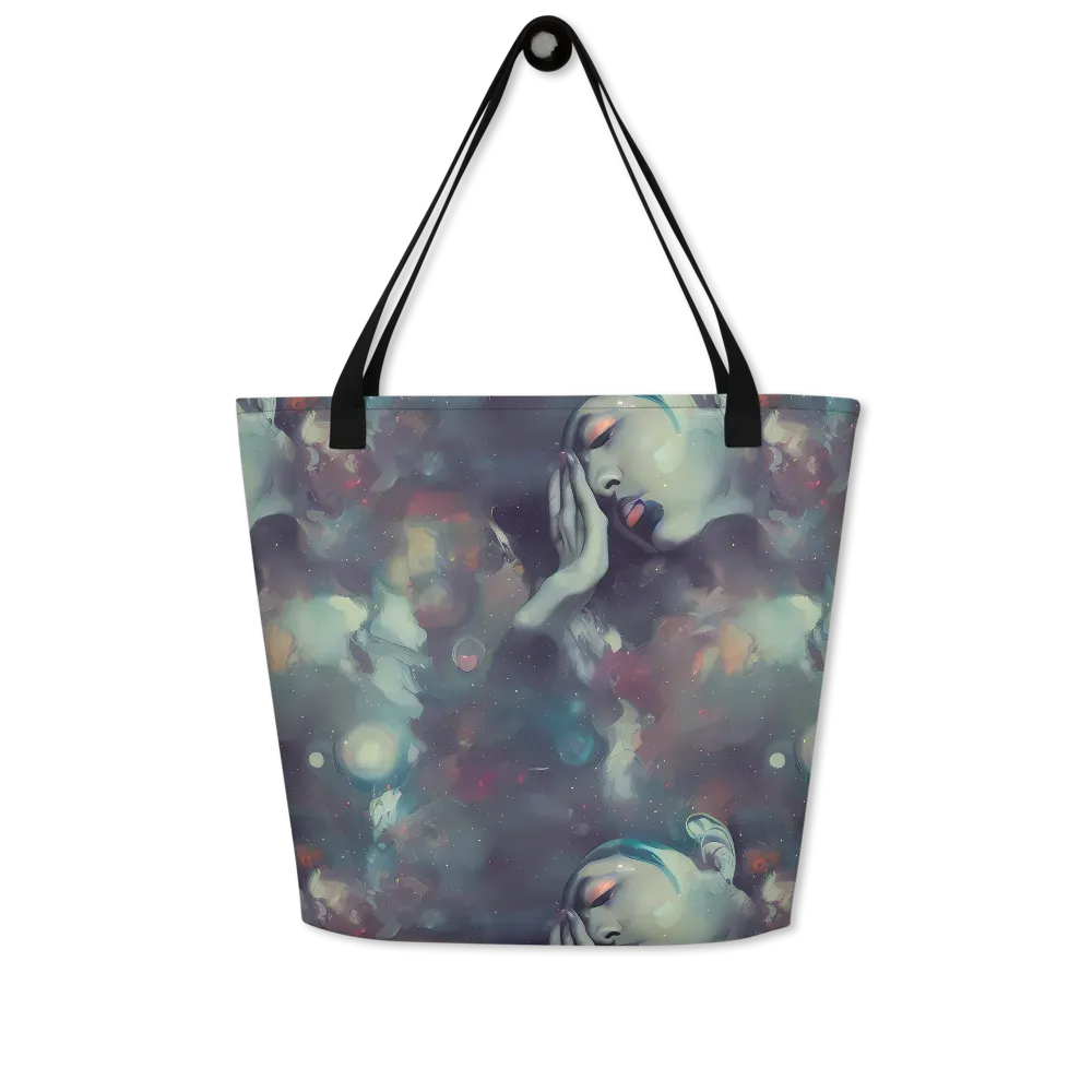 Vortex Veins on Large Tote Bag W/ Pocket — Front