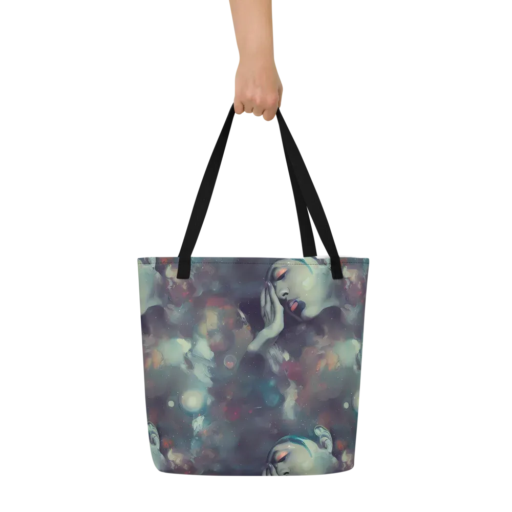 Vortex Veins on Large Tote Bag W/ Pocket — Front
