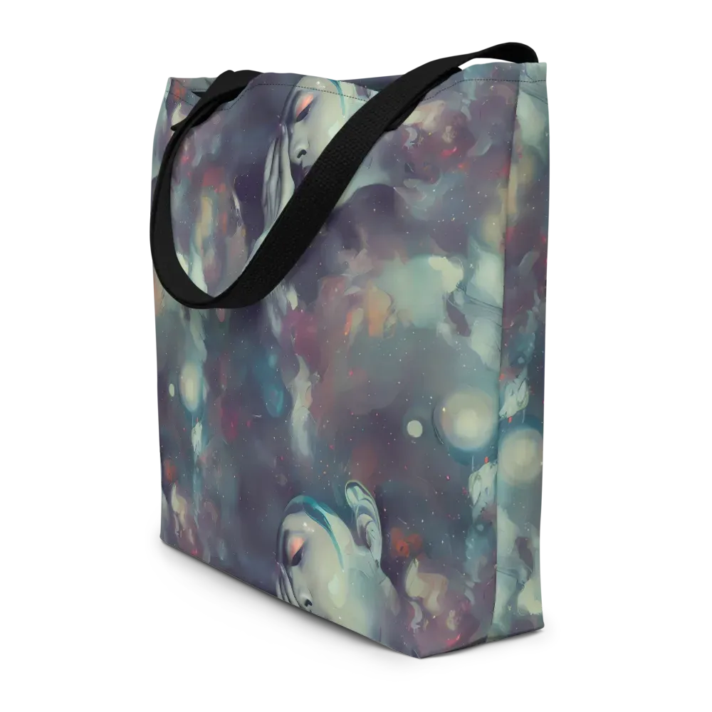 Vortex Veins on Large Tote Bag W/ Pocket — Front