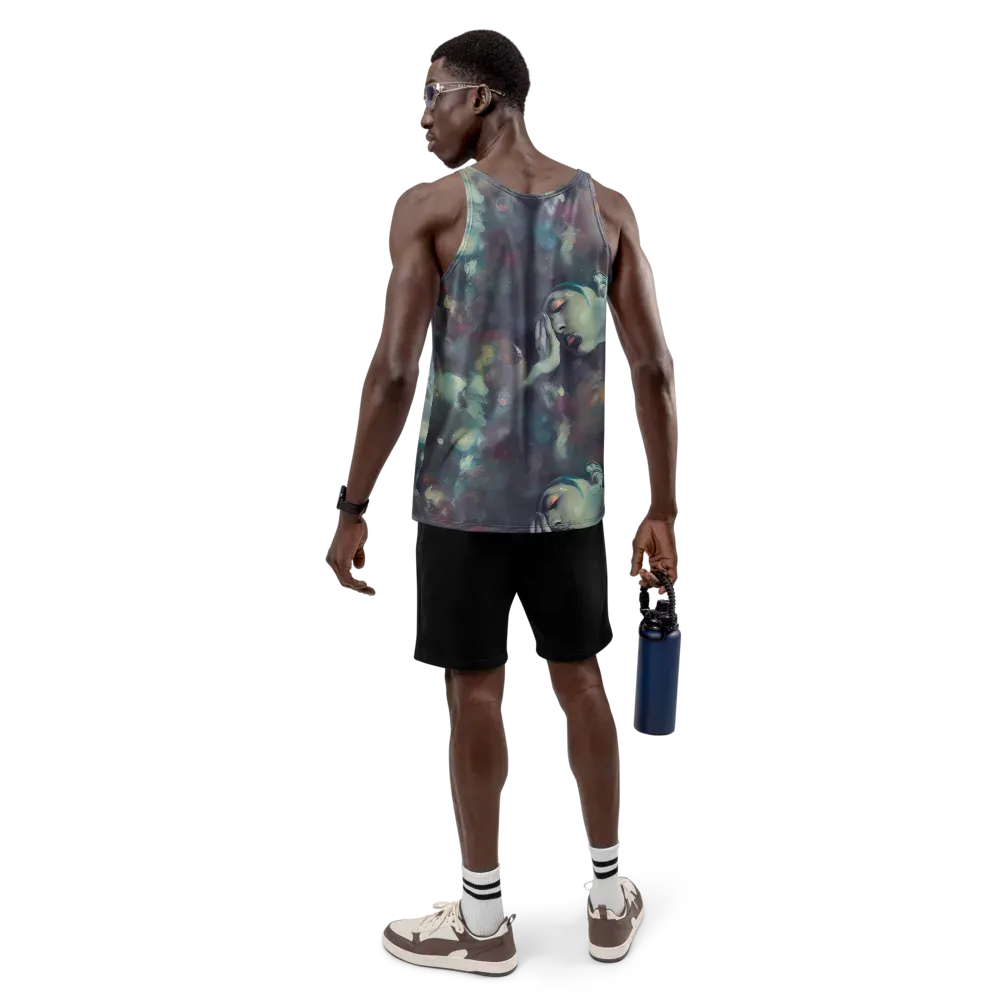 Vortex Veins on Men's Tank Top — Back