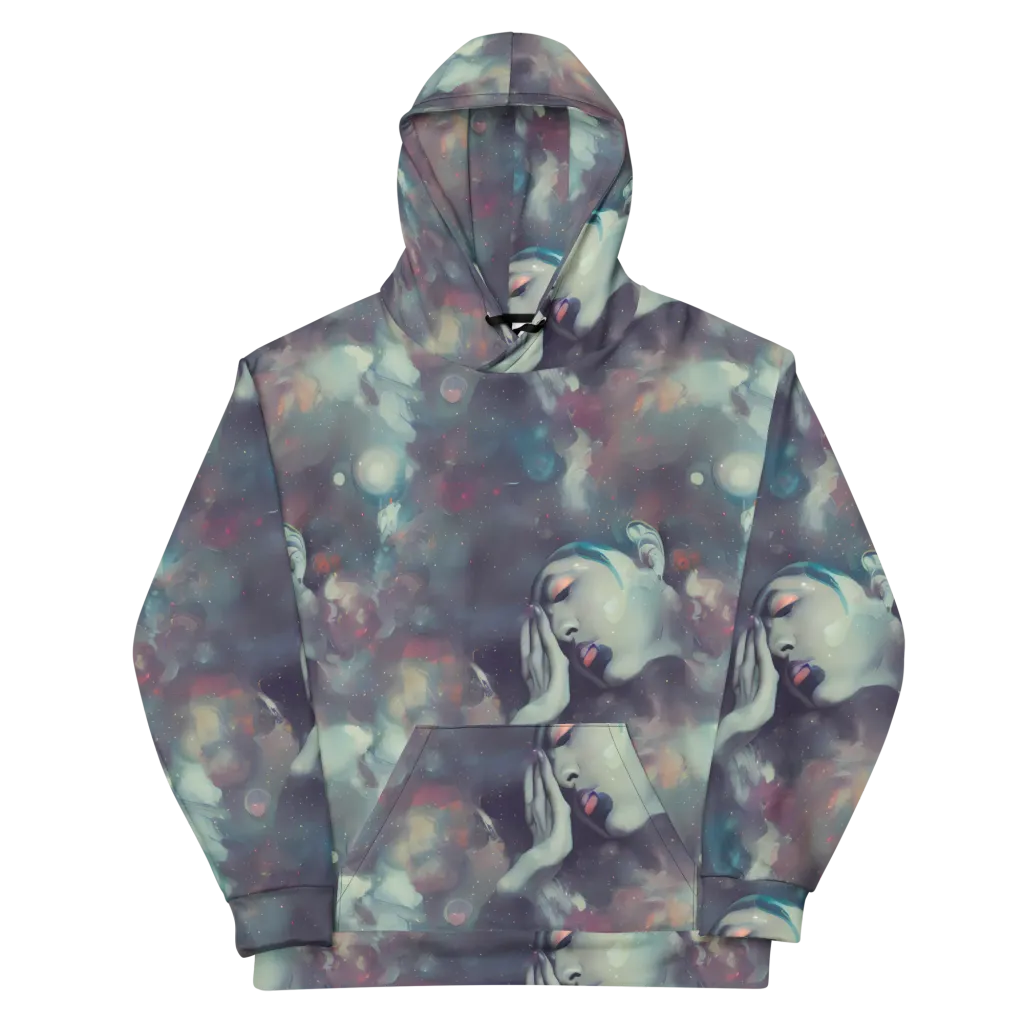 Vortex Veins on Cotton Hoodie — Front